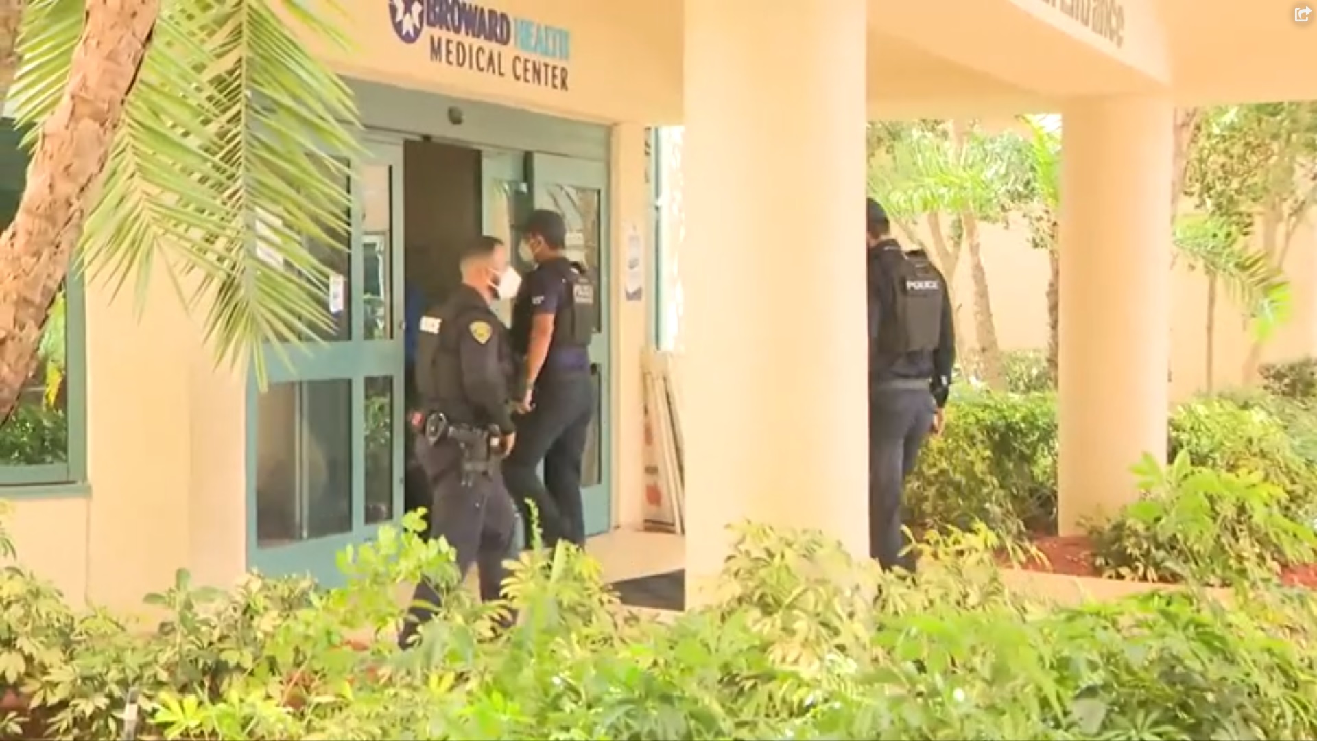 Falsa alarma de bomba en el Broward Health Medical Center de Fort Lauderdale