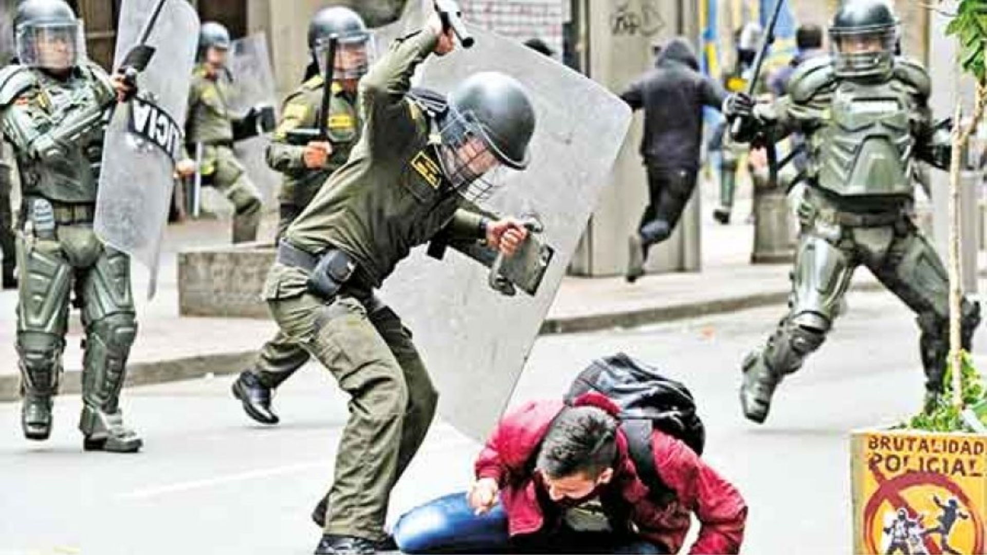 Críticas sobre abuso policial en Colombia del Parlamento Británico