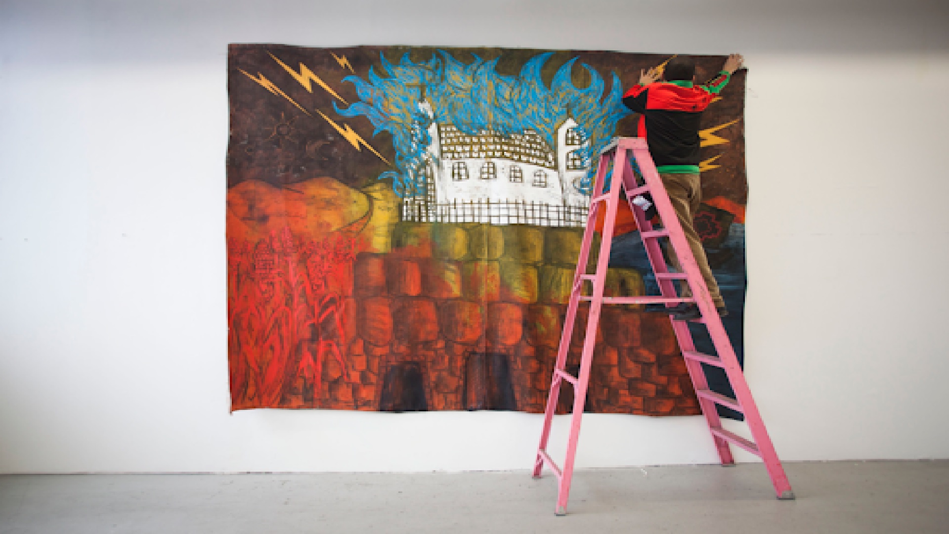 El pintor peruano RENZO ORTEGA presenta su obra en ROSEMARY SQUARE