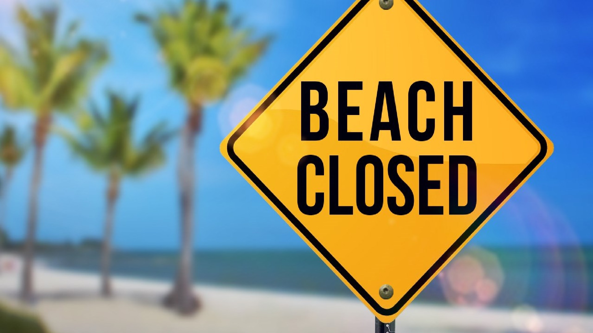 Cierre de playas en SOUTH FLORIDA debido al aumento de casos COVID19