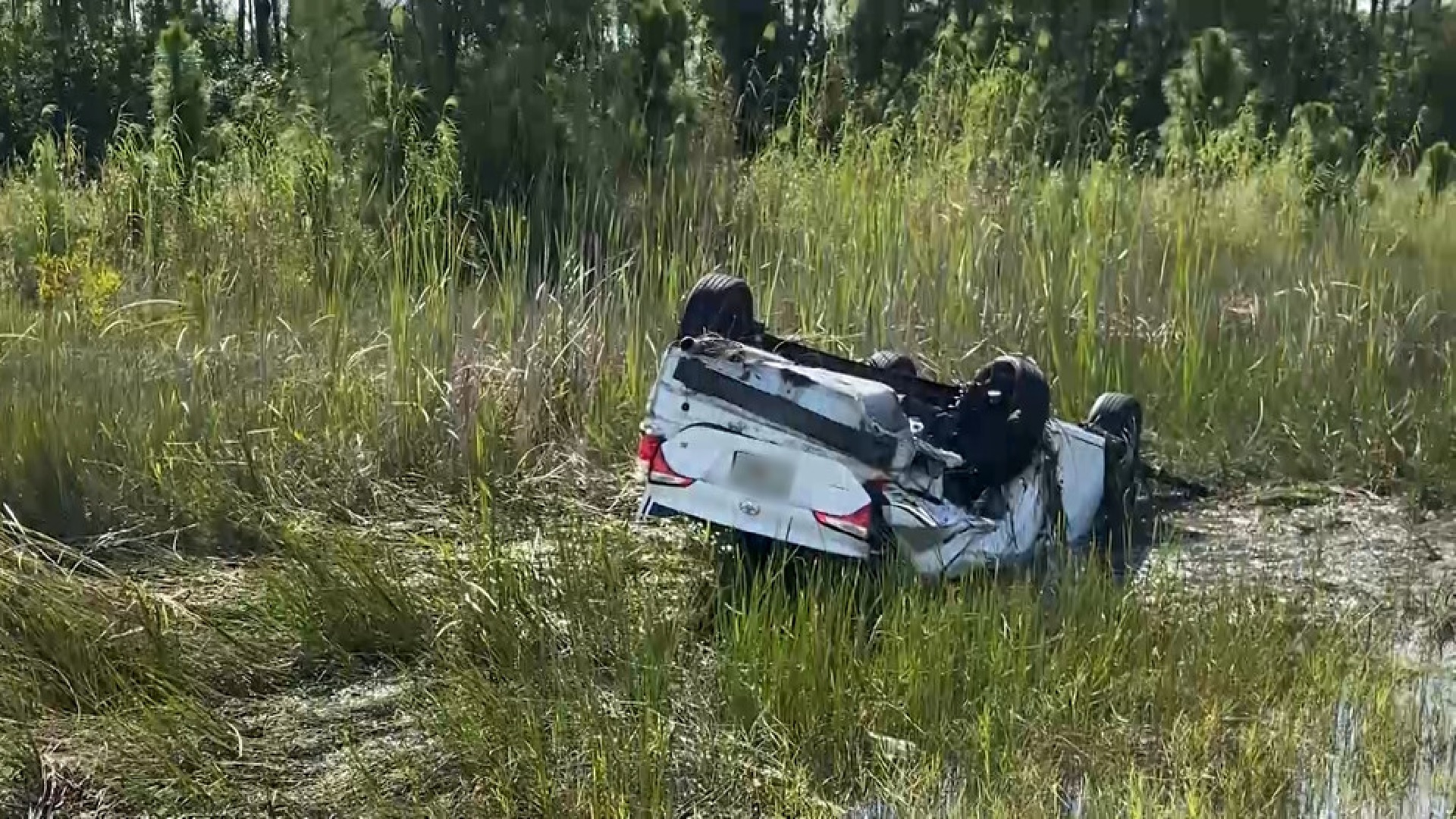 HOMBRE AYUDA A SALVAR 2 PERSONAS en un CANAL DE AGUA en West Palm Beach