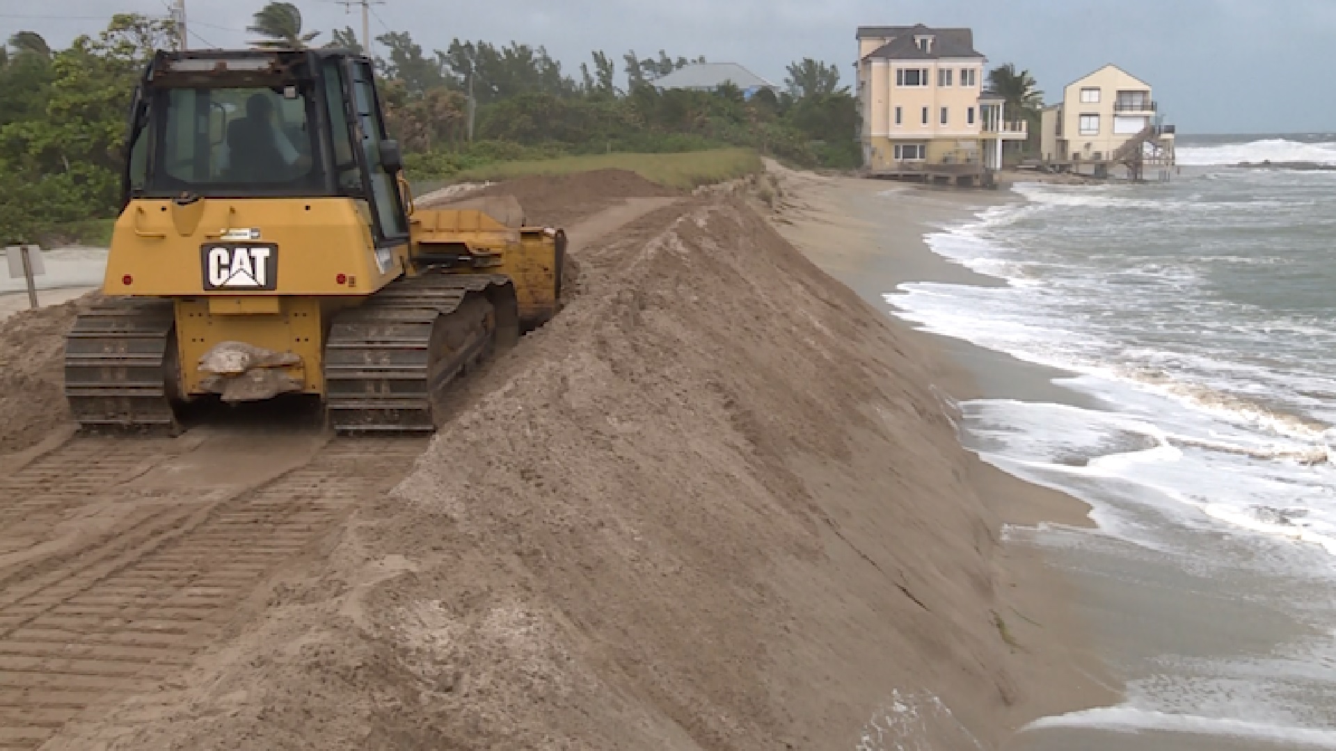 Cerrada South HUTCHINSON por trabajos de restauración de playas en MARTIN