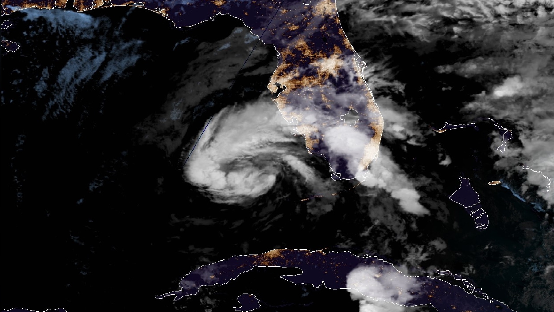 WARNING de tormenta tropical para el sur de FLORIDA fue cancelado