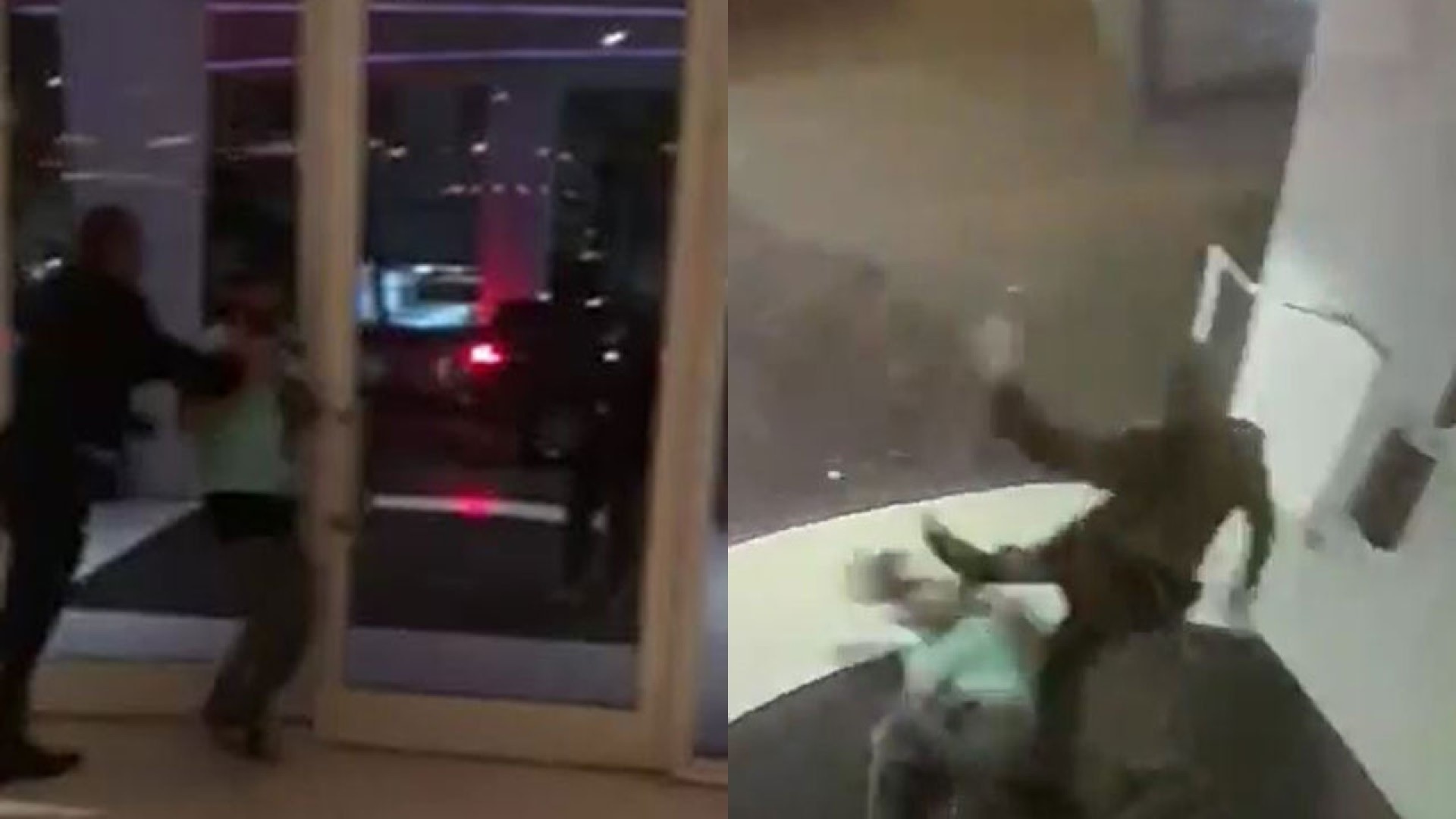 Empleado de SEGURIDAD de HOTEL en Miami PATEA en la CABEZA a huésped