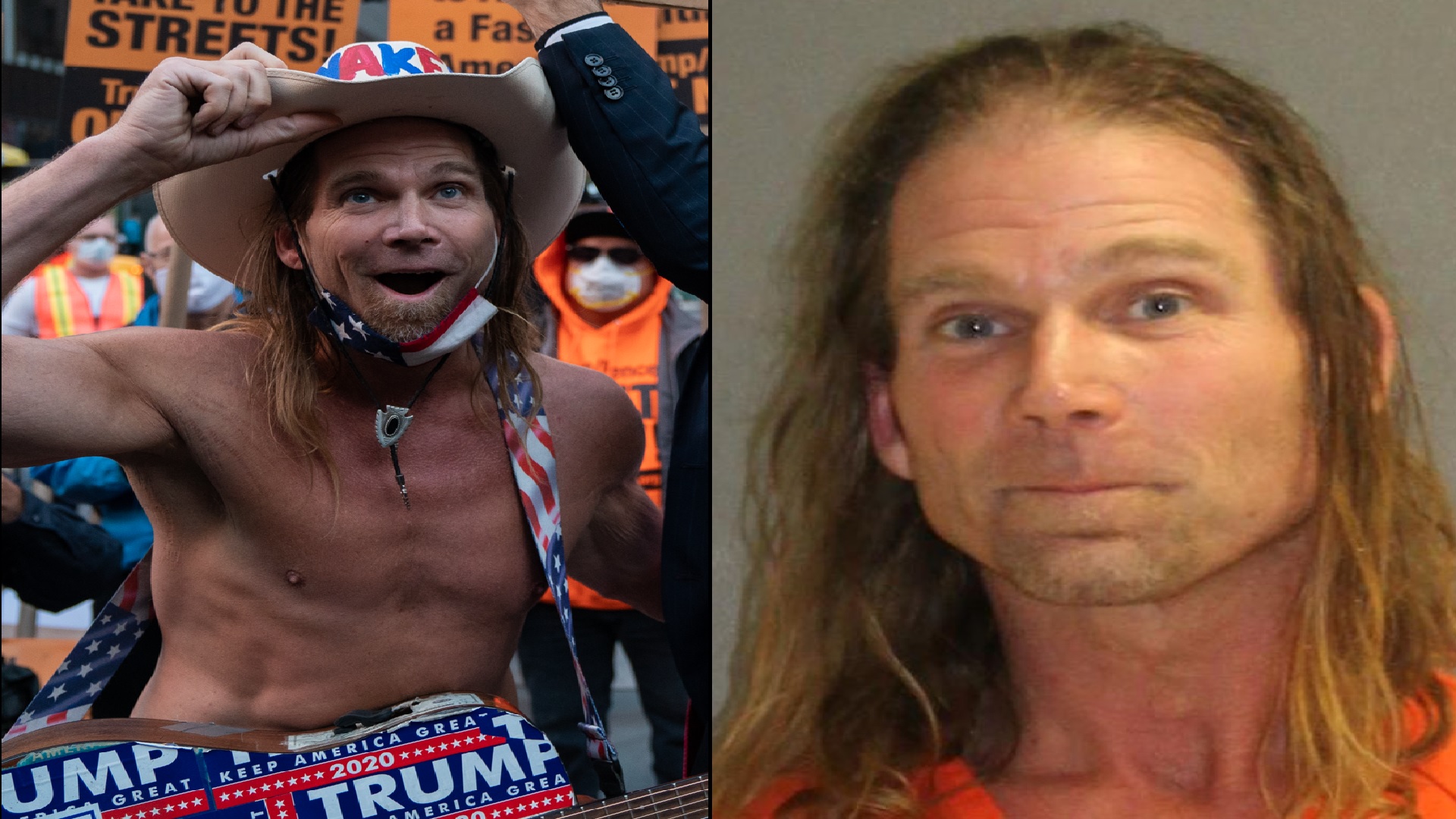 ARRESTAN en DAYTONA al VAQUERO DESNUDO de NEW YORK