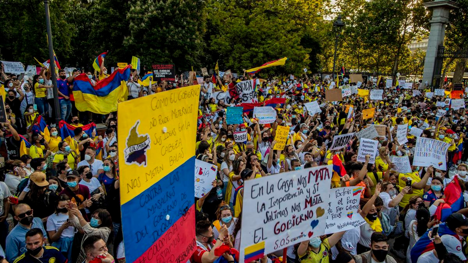 Paro Nacional de Colombia: Sin acuerdos, pero con avances
