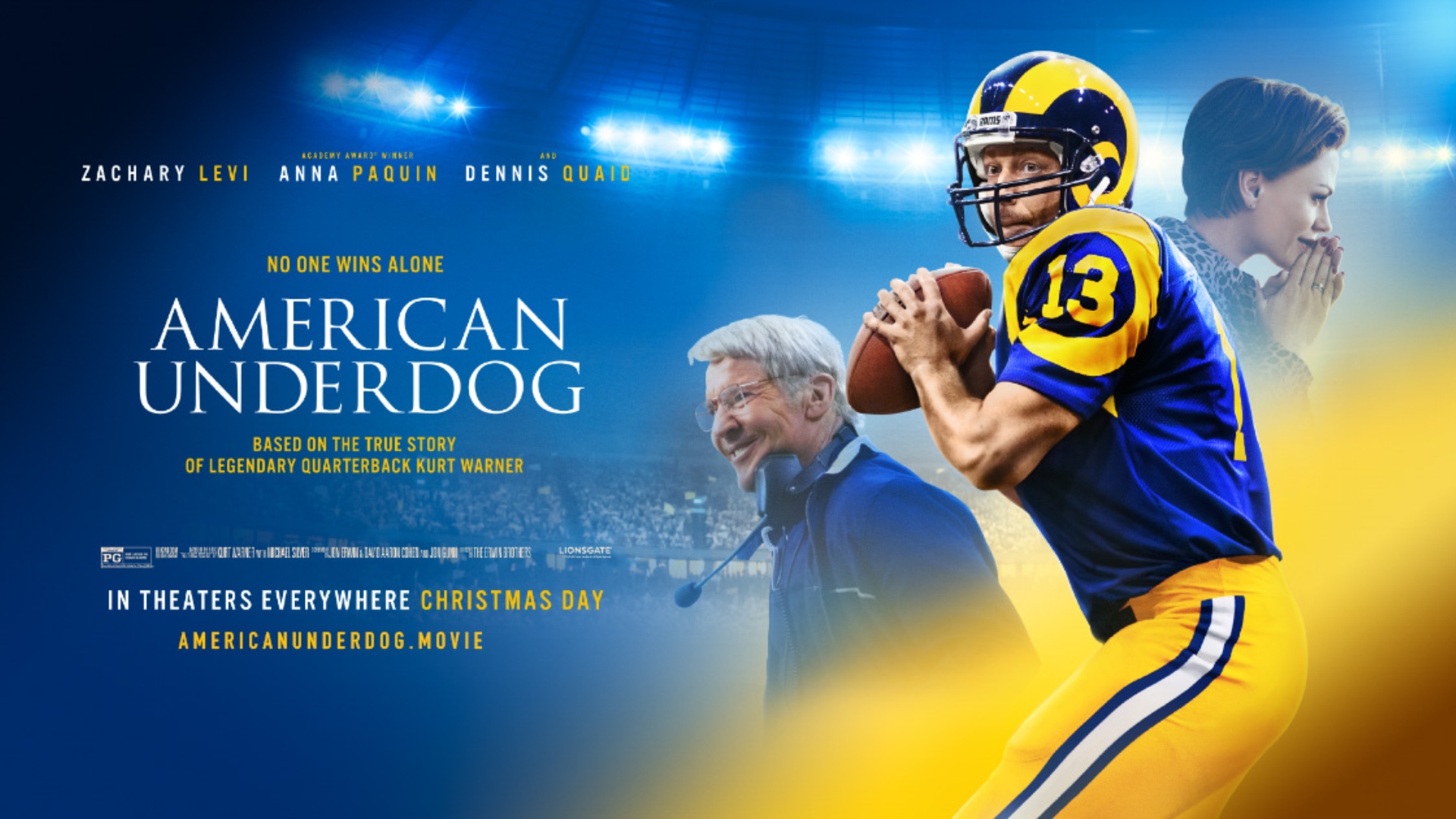 «American Underdog» la inspiradora historia de Kurt Warner