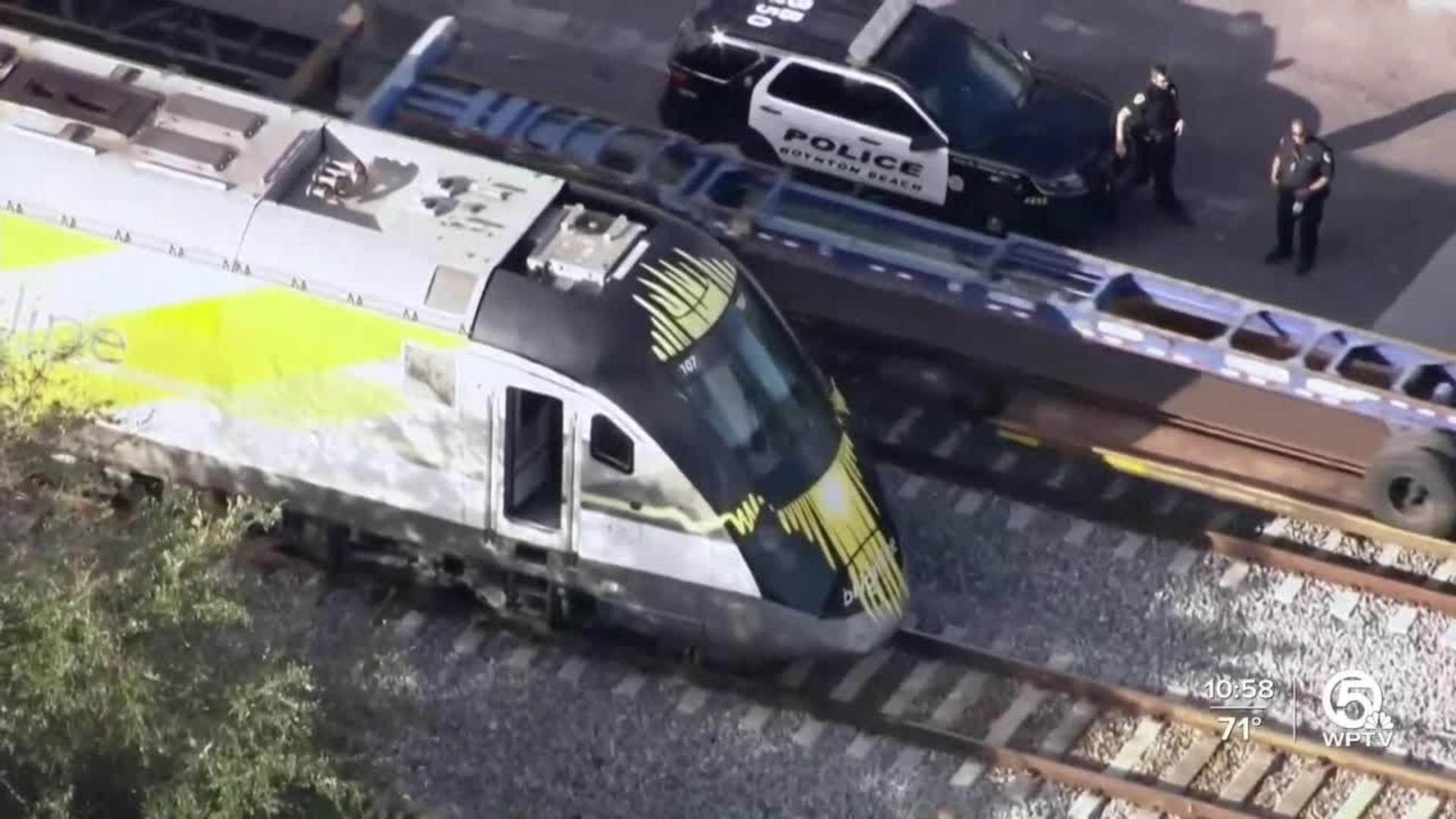 Peatón muere golpeado por tren de alta velocidad en Brightline, Boynton Beach