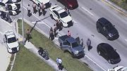 Informes de disparos termina en una gran persecución policial en Miami-Dade