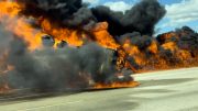 Carro cisterna se incendia en Delray Beach