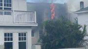Incendio consumió edificio en West Palm Beach