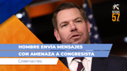 Hombre envía mensajes con amenaza a congresista